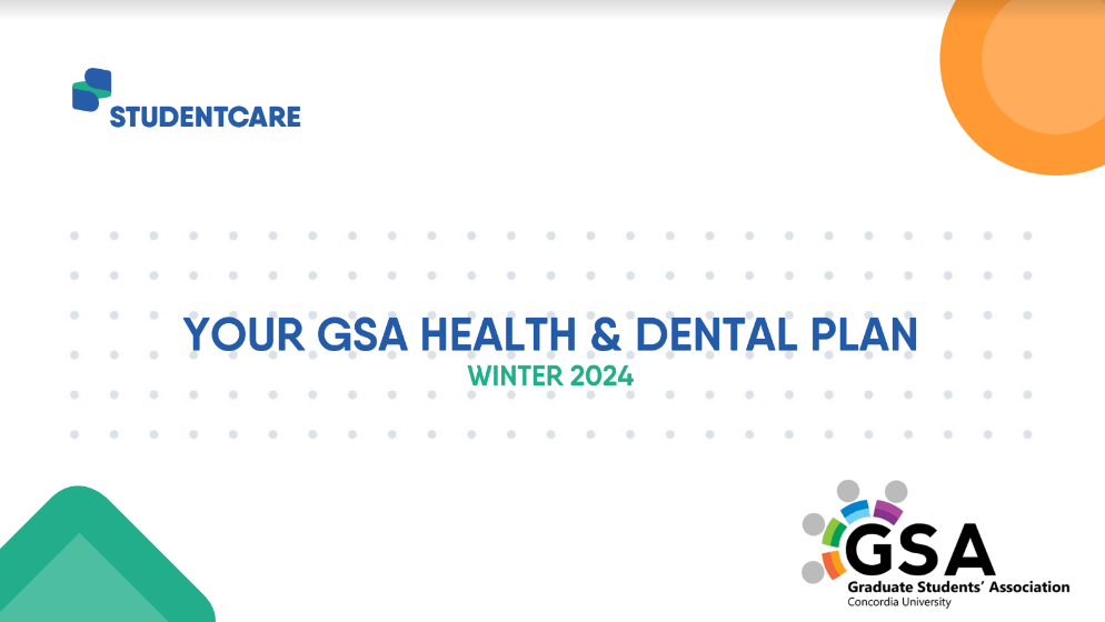 Health & Dental Plan GSA Concordia